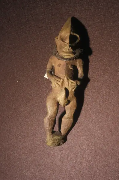 Trefigur/amulett, tre og harpiks, Papua Ny Guinea, Melanesia