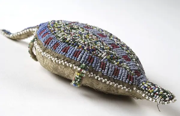 Sioux Indian amulet in the form of a turtle