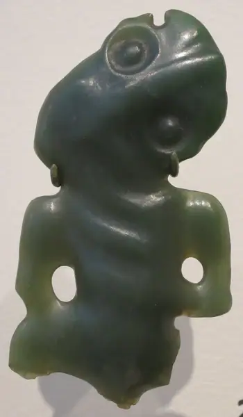 Amulet (hei tiki), Maori people, Honolulu Museum of Art, 12762