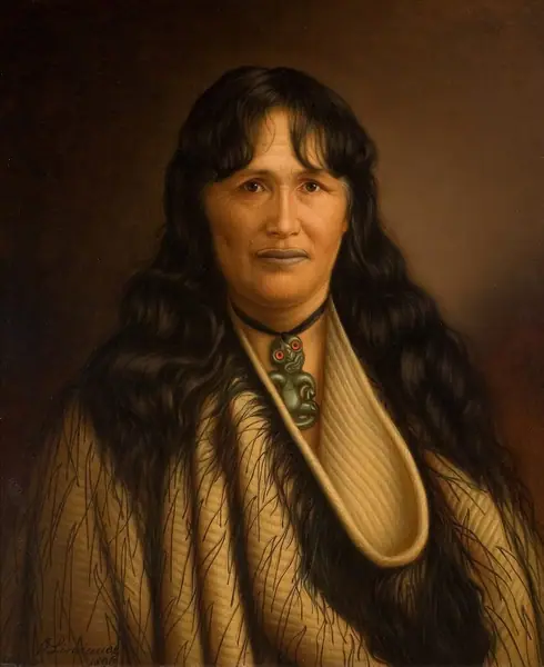 Te Paea Hinerangi, by Gottfried Lindauer