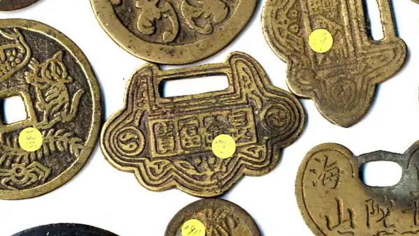 Brass lock charm - Scott Semans