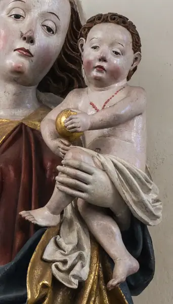 Jesuskind mit Fraisenkette - Pfarrkirche Poeggstall