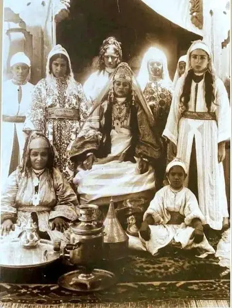 Moroccan wedding ceremony in Salé in the beginning of the 20th century