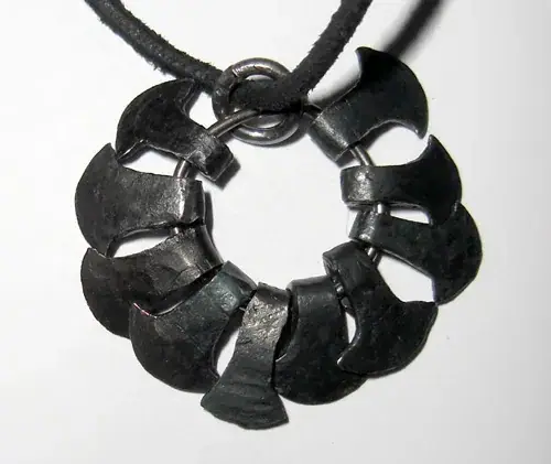 Amulet Ring with 10 Thor's Hammers (Uppland style) 2008-11