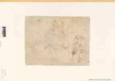 [Milagro de la Virgen ?] [Material gráfico]