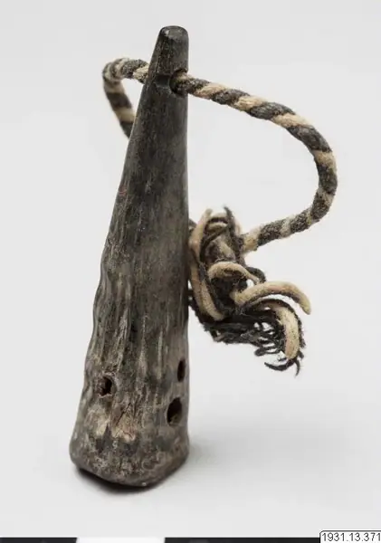 Horn amulet from Sierra Leone