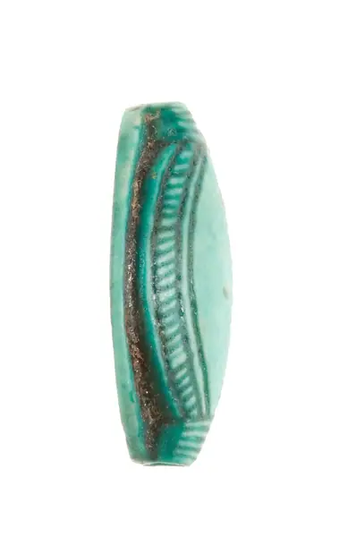 Cowroid Seal Amulet Inscribed with a Bolti Fish