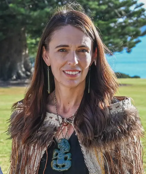 Jacinda Ardern - Waitangi 2022 (cropped)