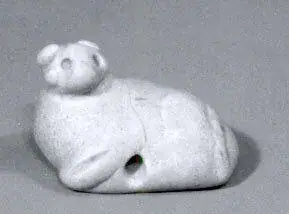 Seal amulet in the form of a recumbent bovid