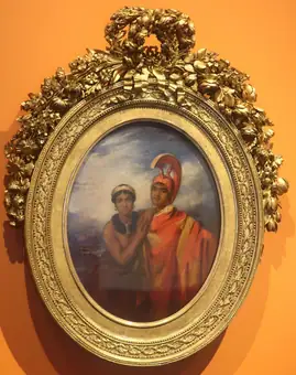Governor Boki of Oahu and his Wife Liliha, oil on canvas by John Hayter