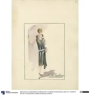 Abendkleid von Bernard et C.ie, Modell Porte-Bonheur