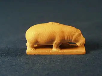 Amulette figurant un hippopotame