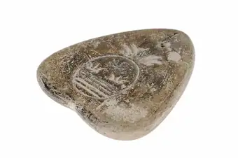 Heart shaped with inscription
