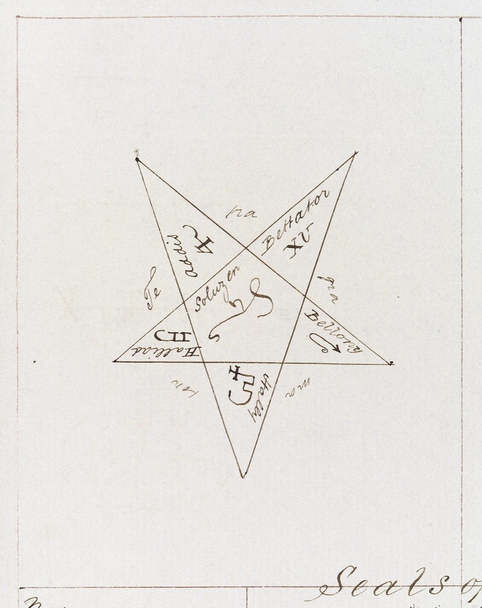 A magical seal of Solomon