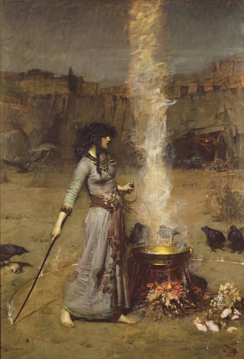 The Magic Circle, John William Waterhouse, 1886