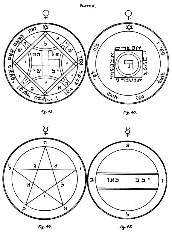 The Pentacles of Venus and Mercury
