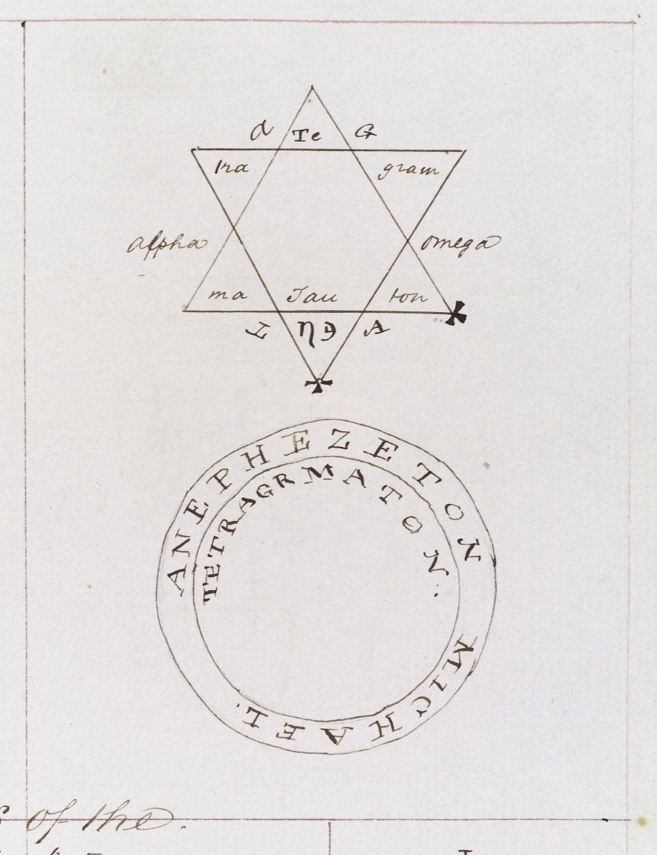 Magical circles and seals of Solomon